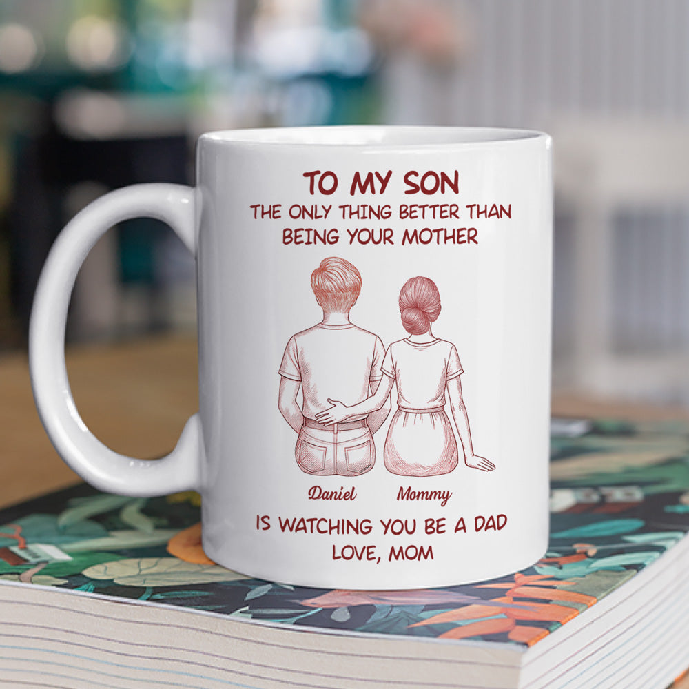 You Became An Amazing Man - Personalized Custom Coffee Mug