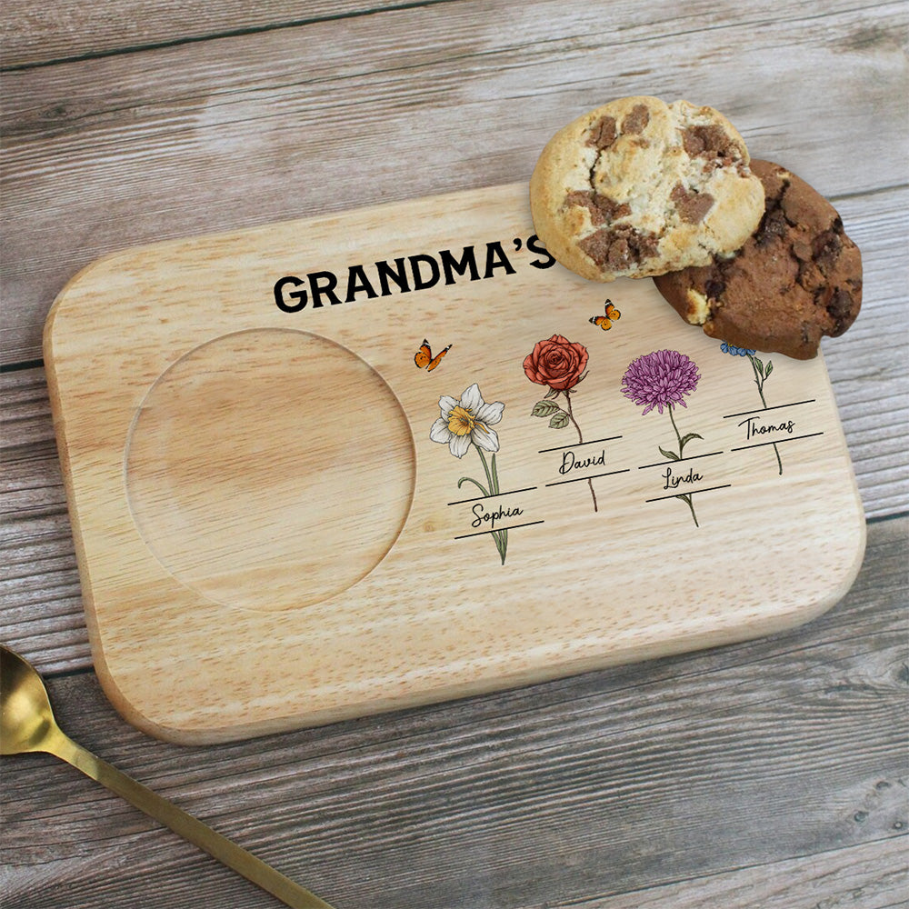 Grandma Garden - Personalized Custom Wooden Treat Board