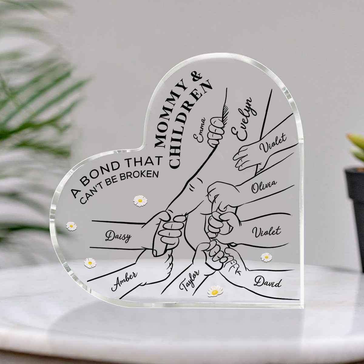 A Bond That Cannot Be Broken - Personalized Custom Acrylic Plaque