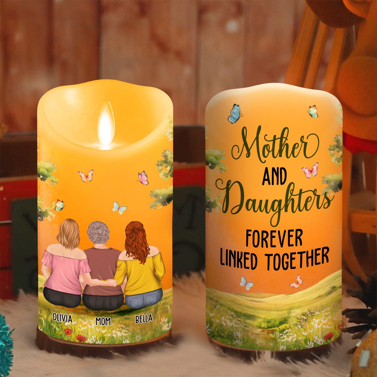 Link Forever - Personalized Custom LED Candle