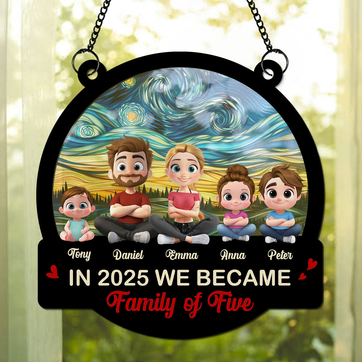 A New Chapter Begins 2025 - Personalized Custom Suncatcher