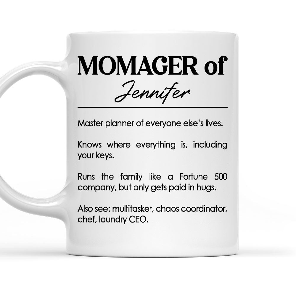 Momager - Personalized Custom Coffee Mug