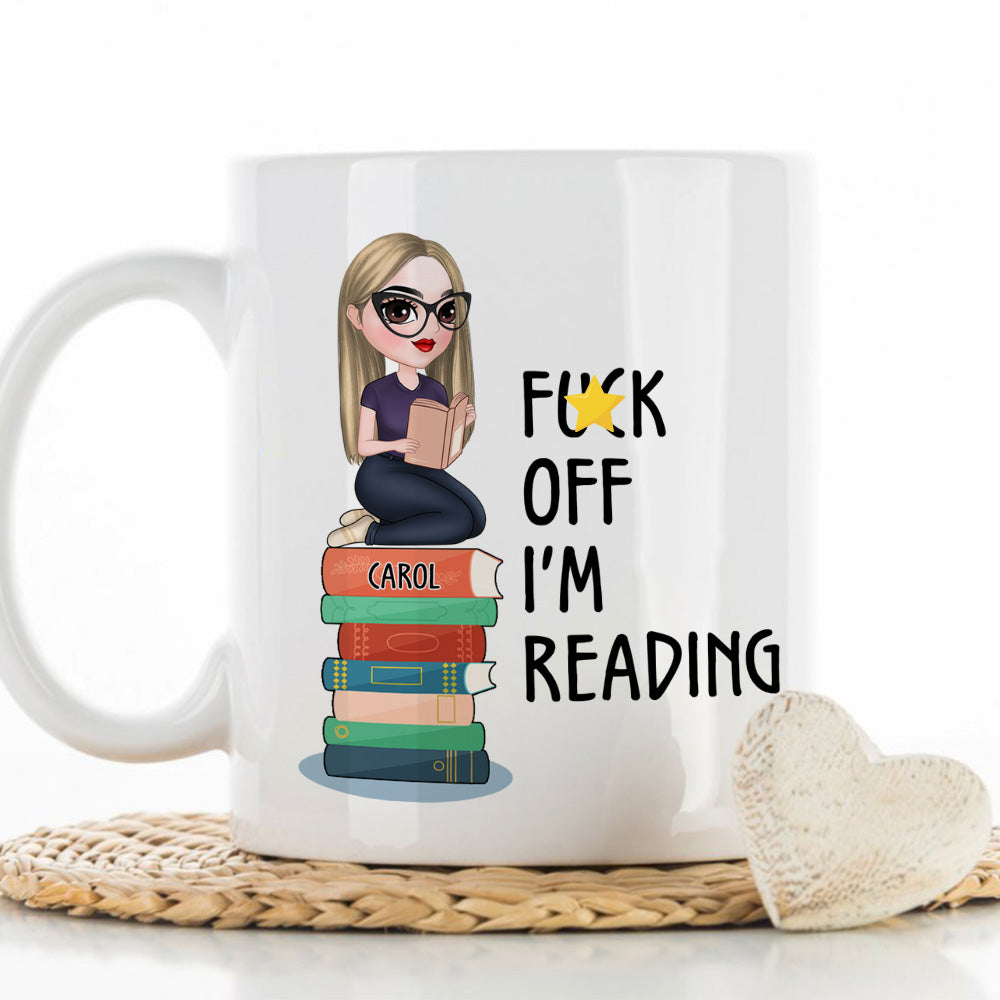 I Am Reading - Personalized Custom Coffee Mug