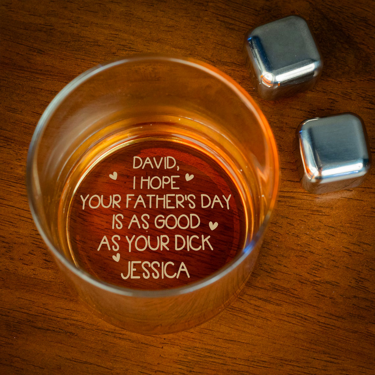You Age Like Fine Thirst - Personalized Custom Engraved Whiskey Glass