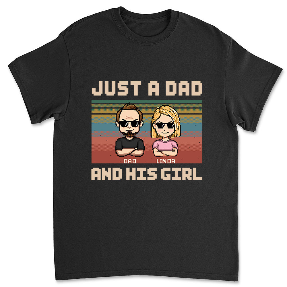 A Dad And His Daughter - Personalized Custom Shirt
