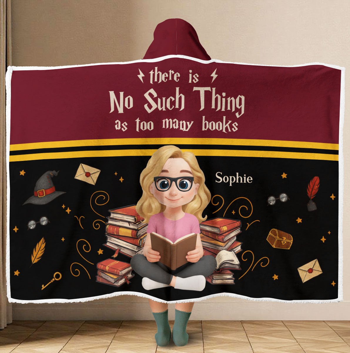 No Such Thing - Personalized Custom Hooded Blanket