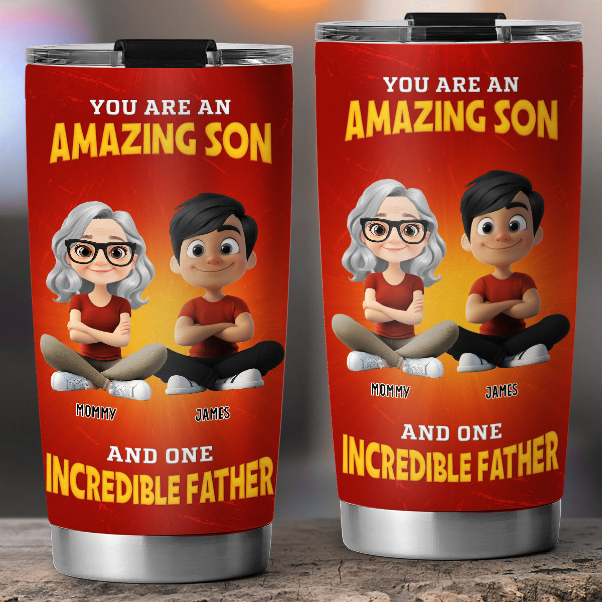 You Are Perfect Dad - Personalized Custom Tumbler