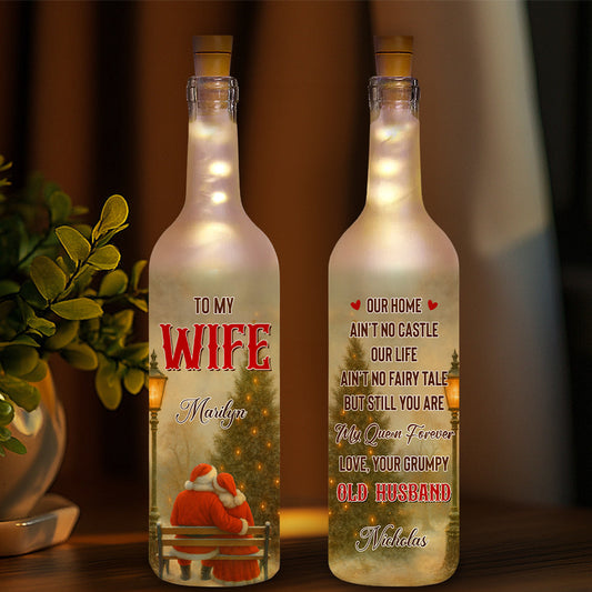 My Queen Forever - Personalized Custom Bottle Lamp