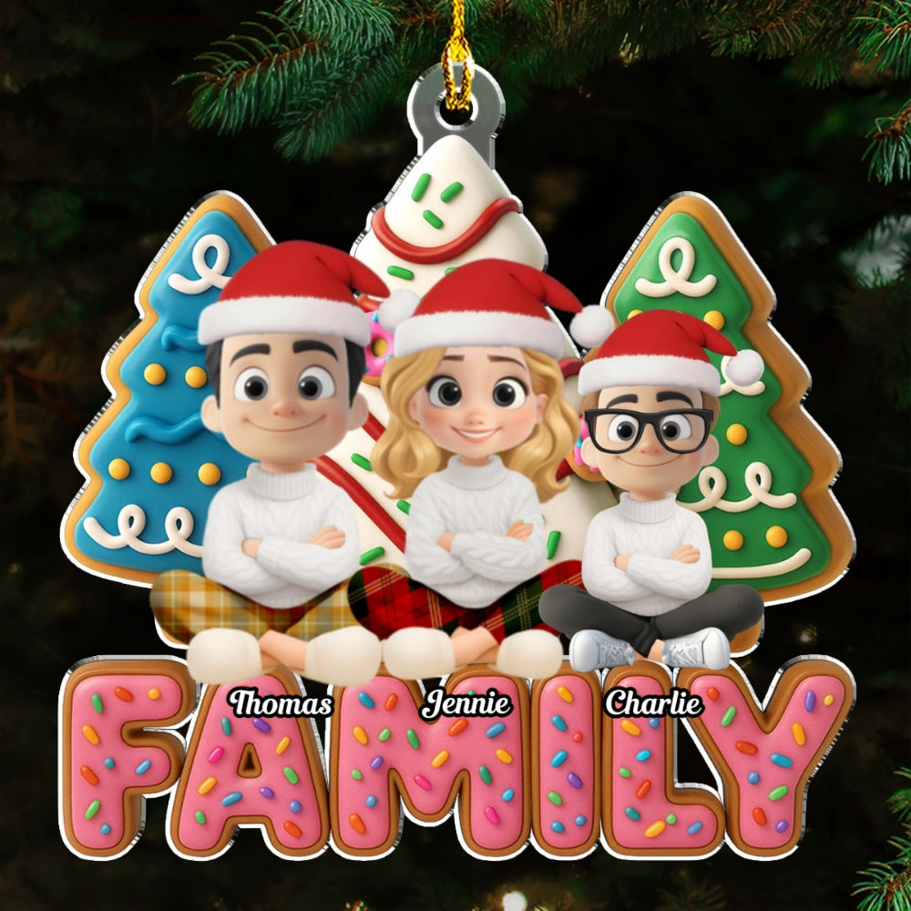 Sweet Family Tree - Personalized Custom Acrylic Ornament