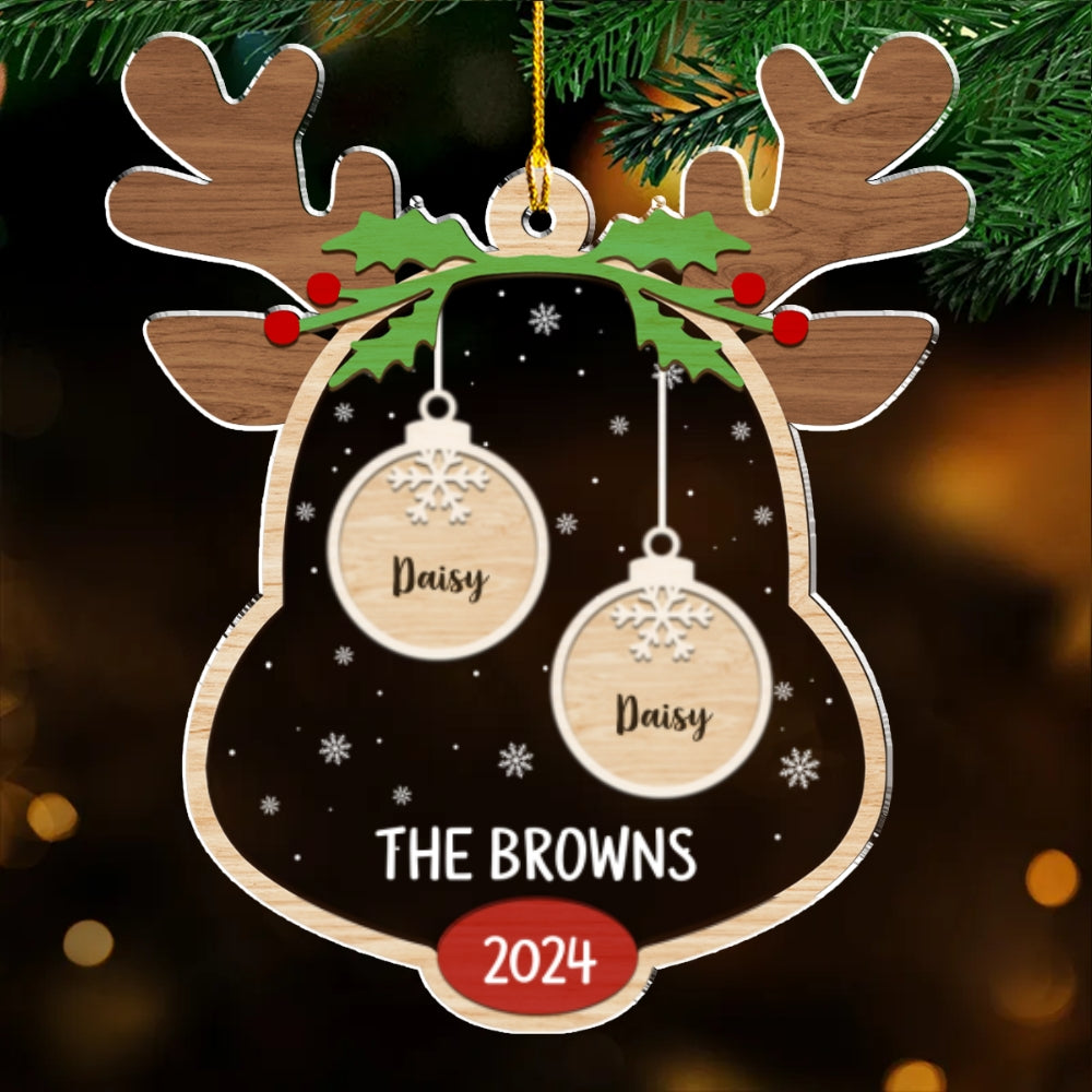 Lovely Family - Personalized Custom Acrylic Ornament