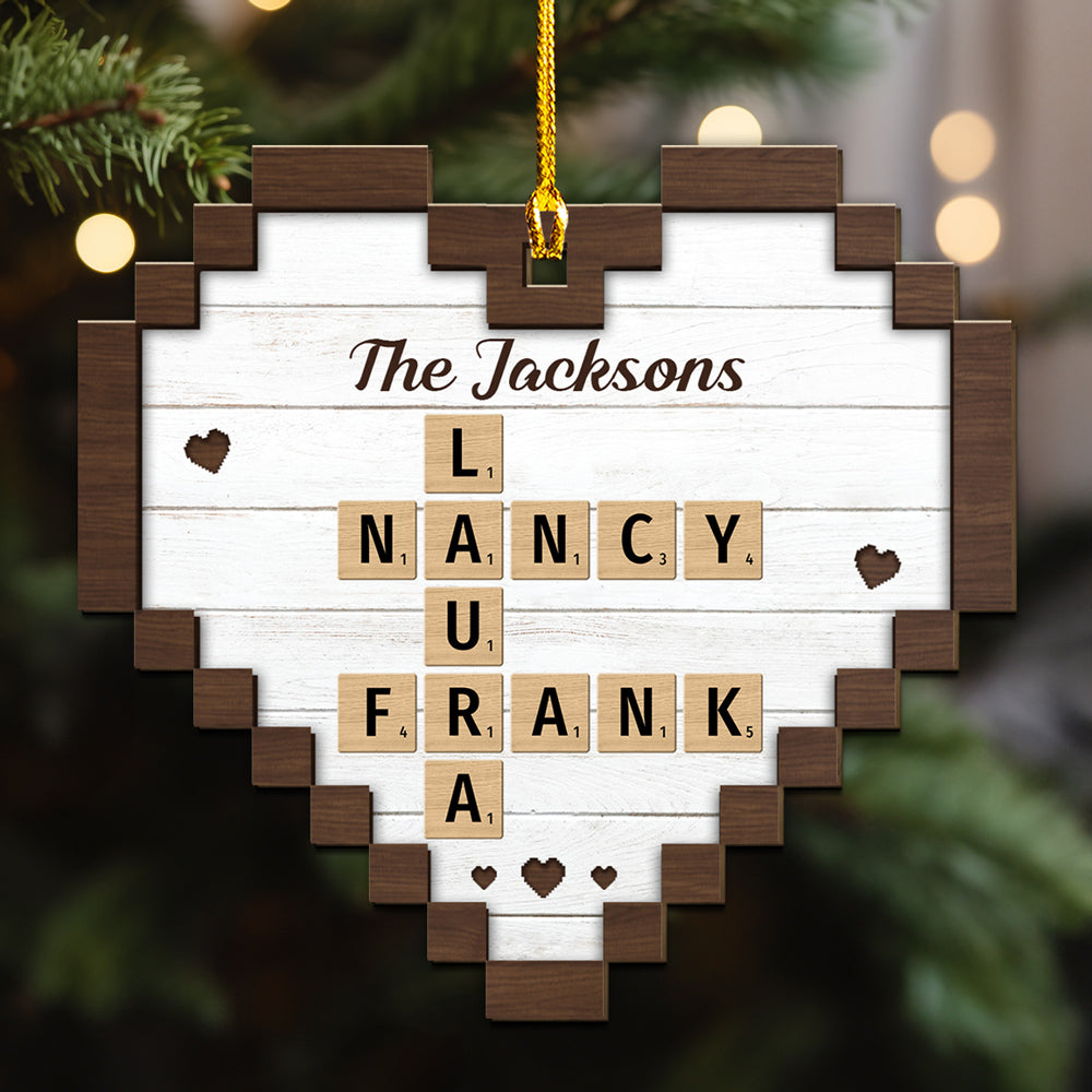Home Sweet Home - Personalized Custom Wood Ornament