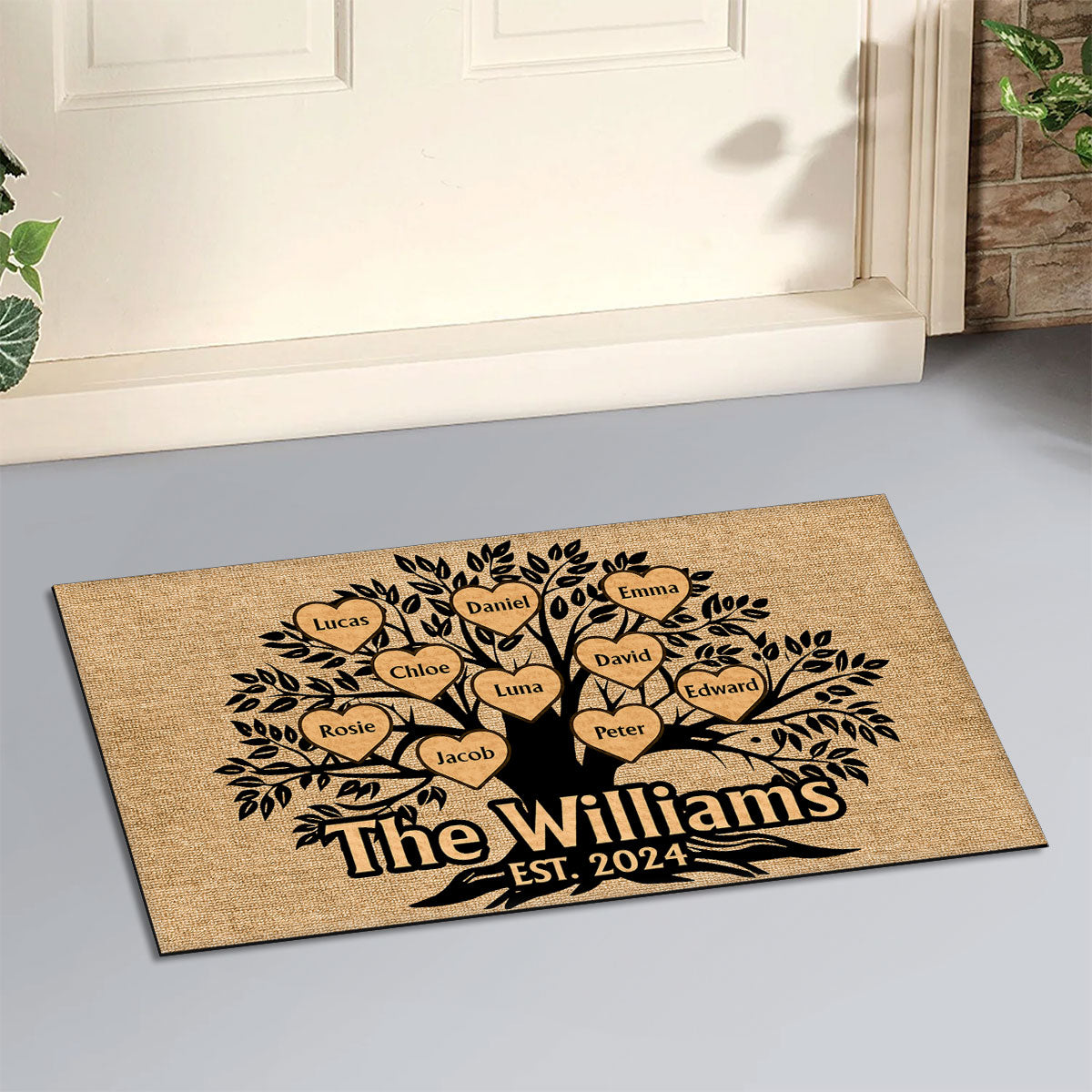 Family Tree - Personalized Custom Doormat