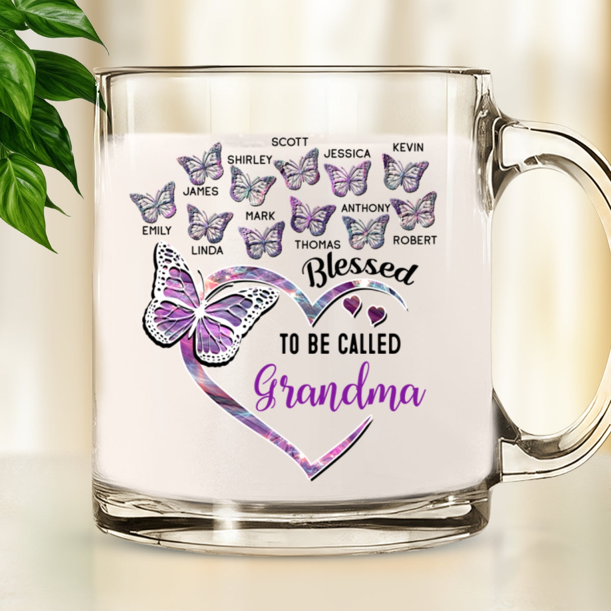 Blessed Mimi Version 2 - Personalized Custom Glass Mug