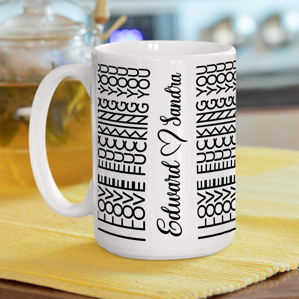 Your D Deserves A Trophy - Personalized Custom Coffee Mug