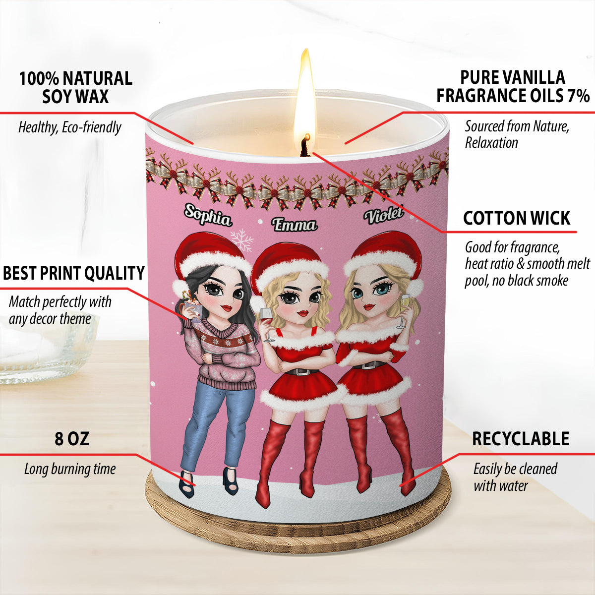 Punch Bitch - Personalized Custom Candle