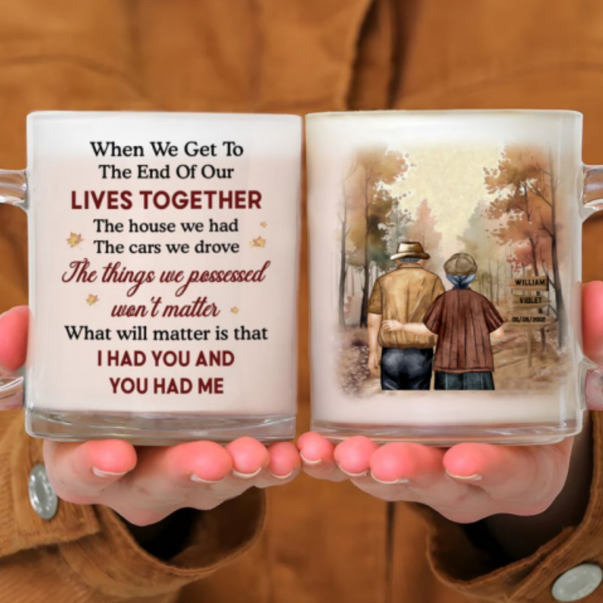 I Had You - Personalized Custom Glass Mug