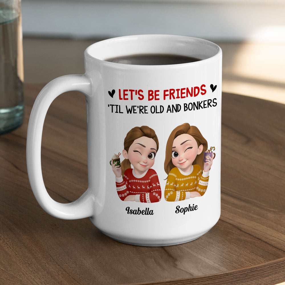 Lets Be Friend - Personalized Custom Coffee Mug