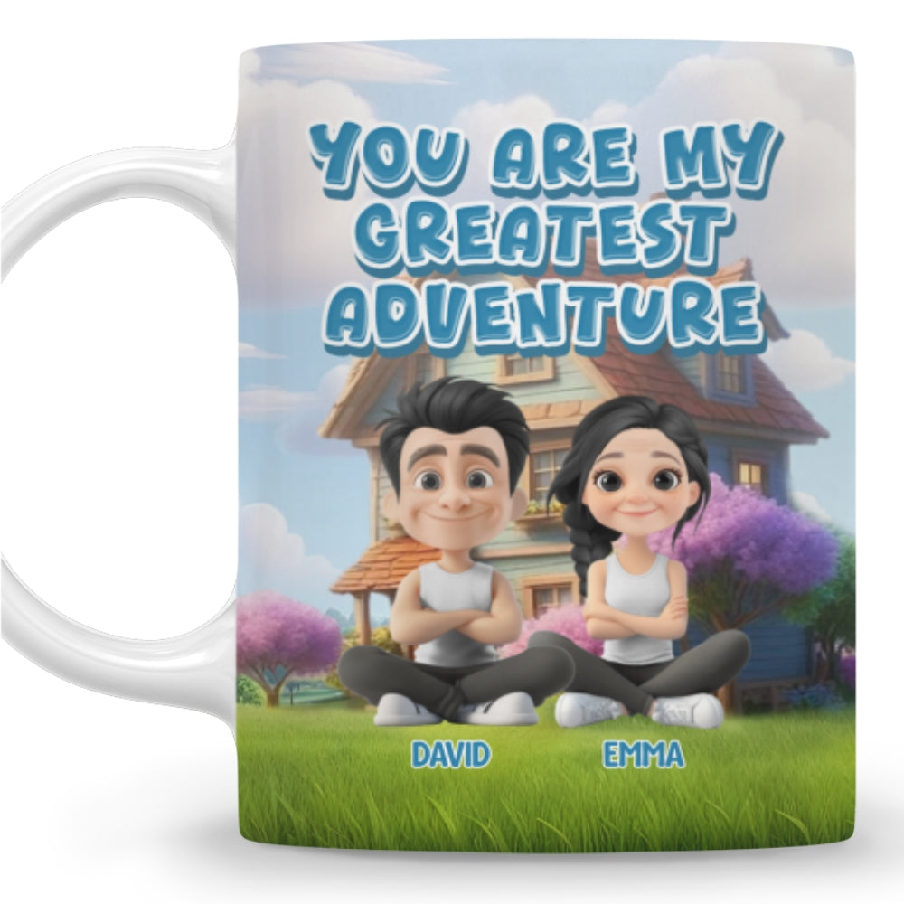 You Are My Greatest Adventure - Personalized Custom Coffee Mug
