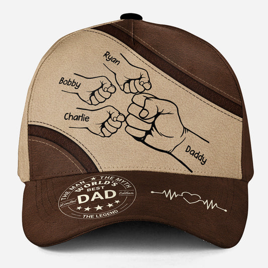 Best Dad in the World - Personalized Custom Classic Cap