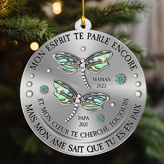 Ornement en Acrylique Personnalisé â€?Mon Esprit Mon Cœur Mon Âme