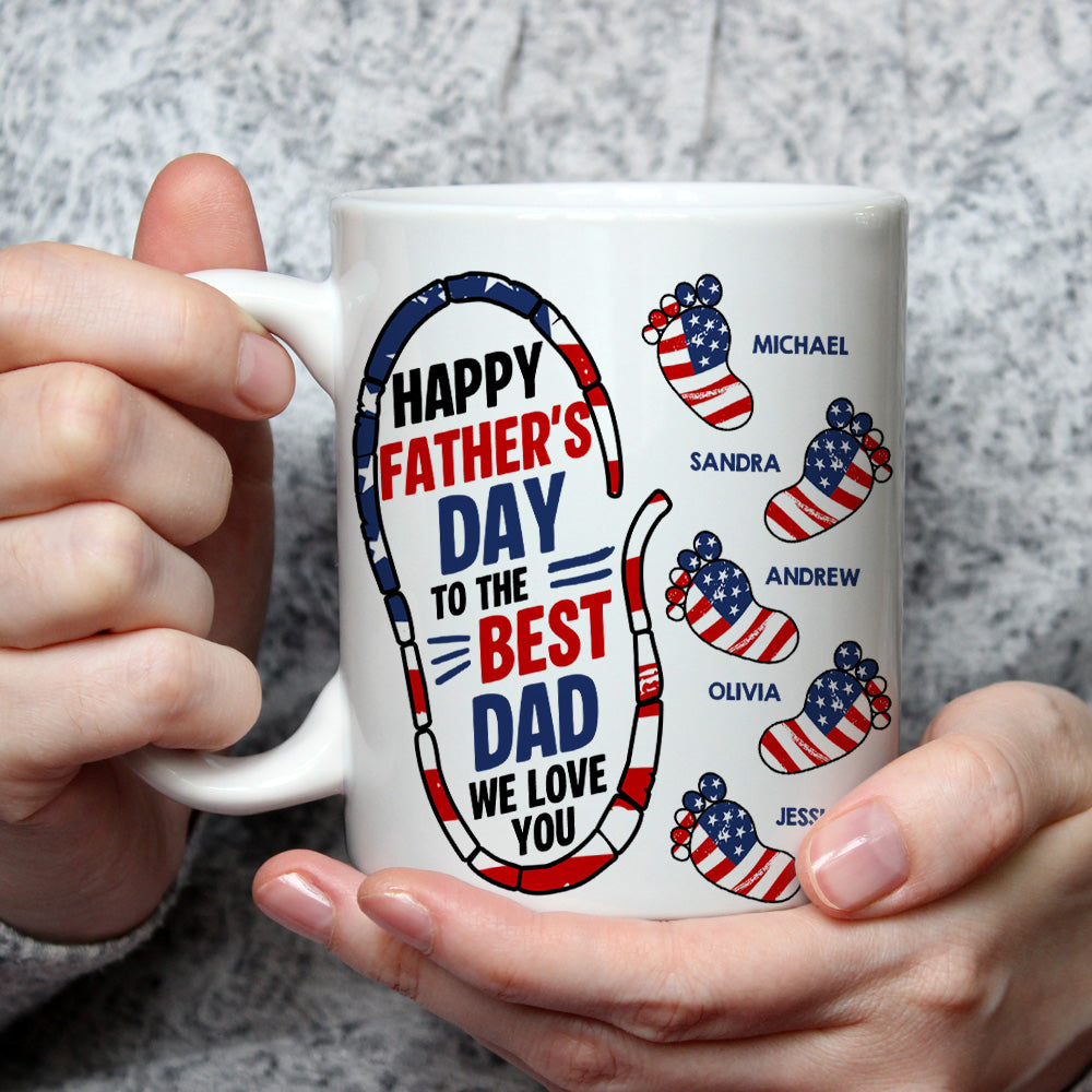 Best Dad We Love You - Personalized Custom Coffee Mug