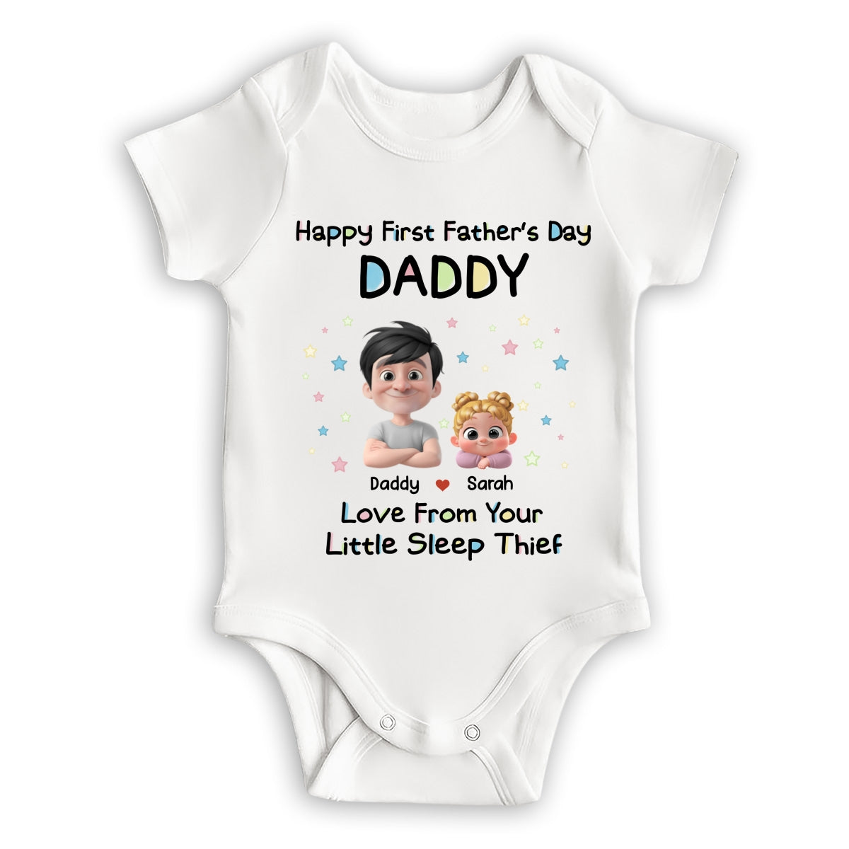 Little Sleep Thief - Personalized Custom Baby Onesie