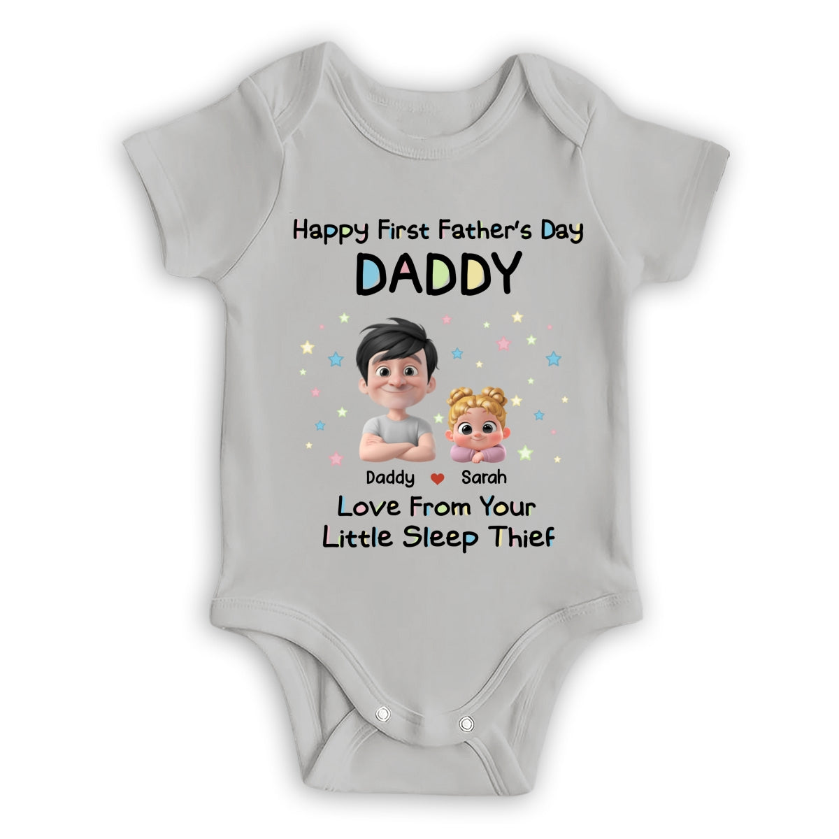 Little Sleep Thief - Personalized Custom Baby Onesie
