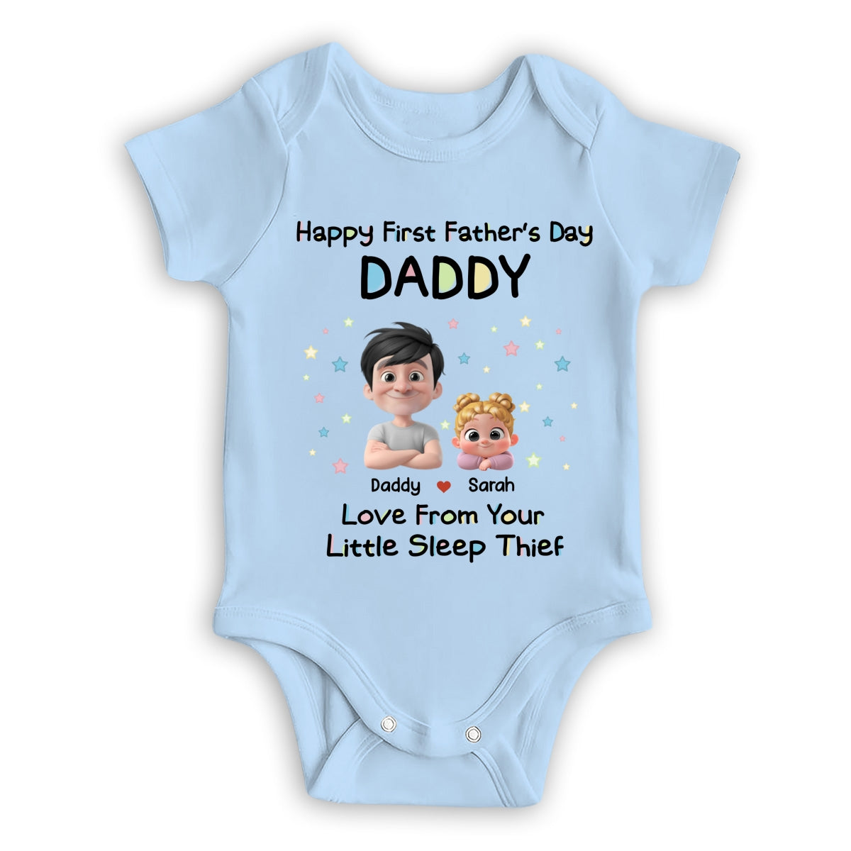 Little Sleep Thief - Personalized Custom Baby Onesie