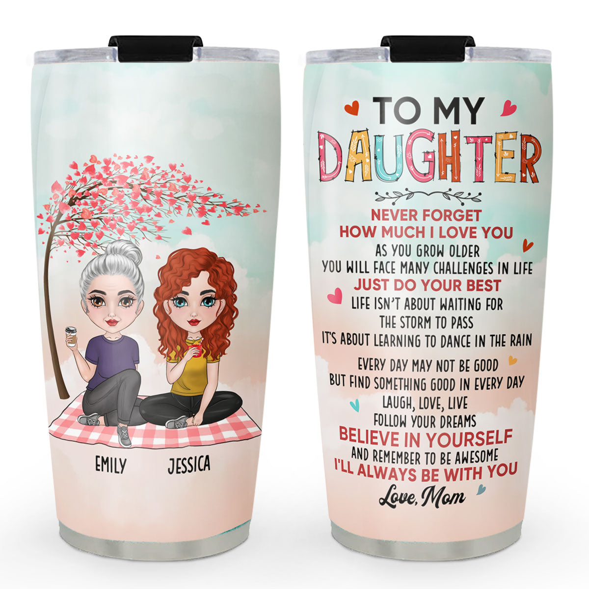 Just Do Your Best - Personalized Custom Tumbler