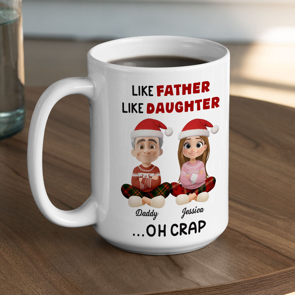 Like Father - Personalized Custom Coffee Mug