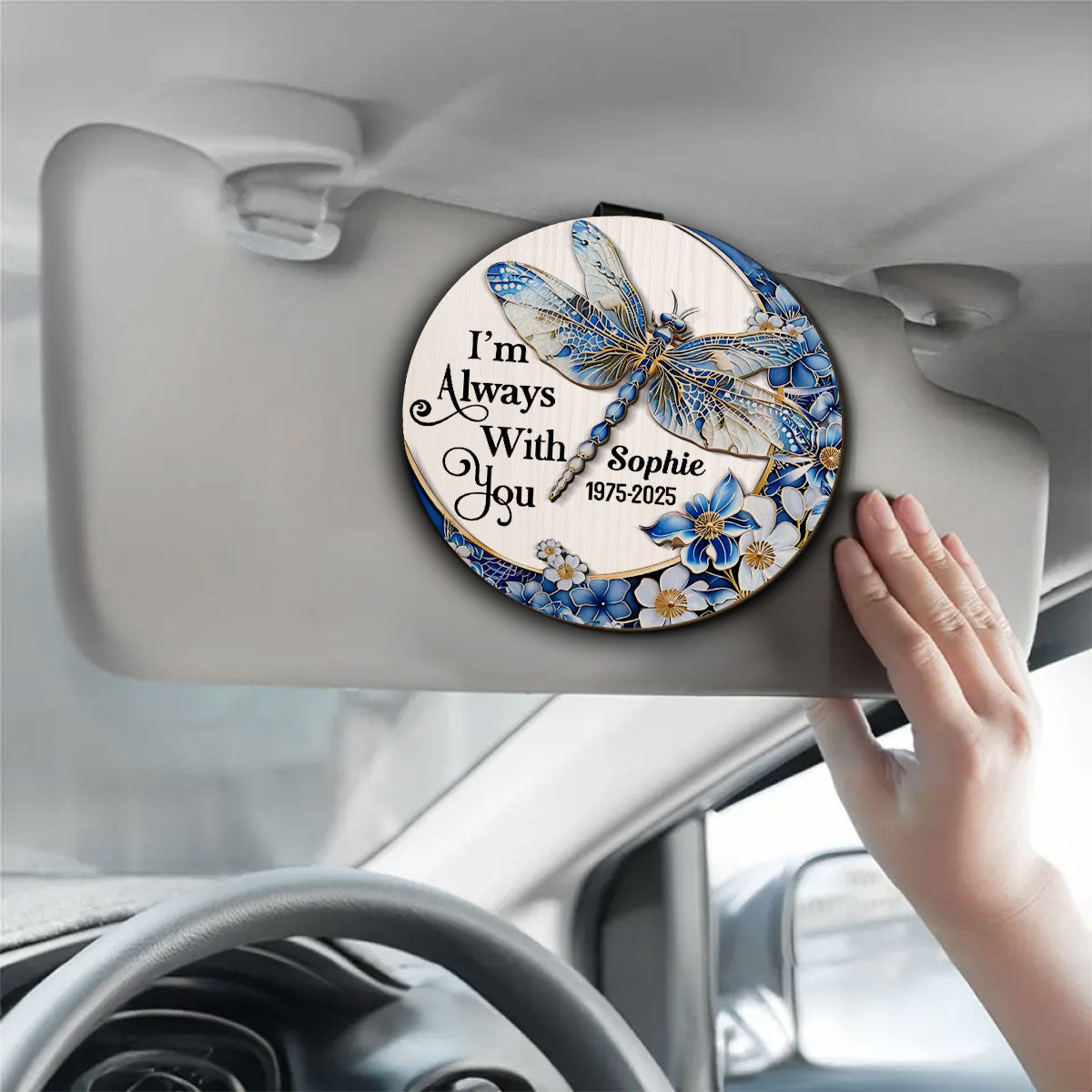 Miss You Every Single Day - Personalized Custom Car Visor Clip