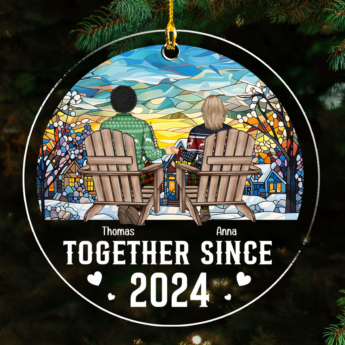 First Kiss Last Breath - Personalized Custom Acrylic Ornament