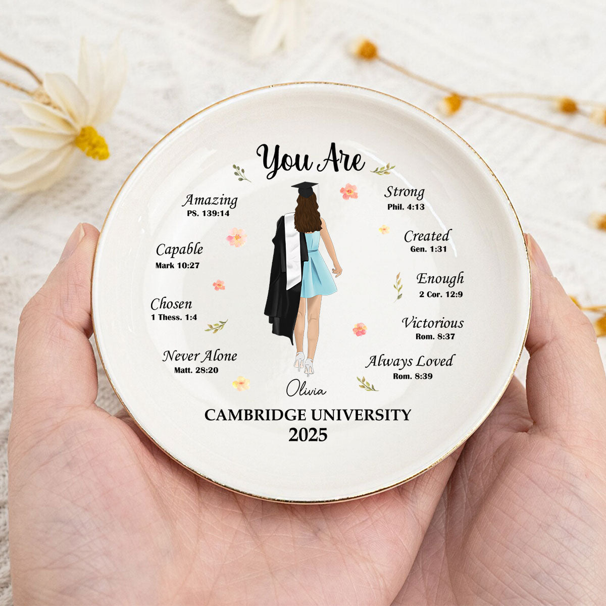 You Are Chosen - Personalized Custom Jewelry Dish