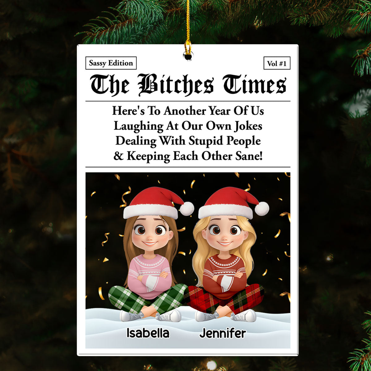 Bad Decisions Make Great Stories - Personalized Custom Acrylic Ornament