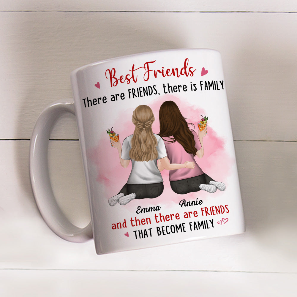 Friends That Become Family - Personalized Custom Coffee Mug