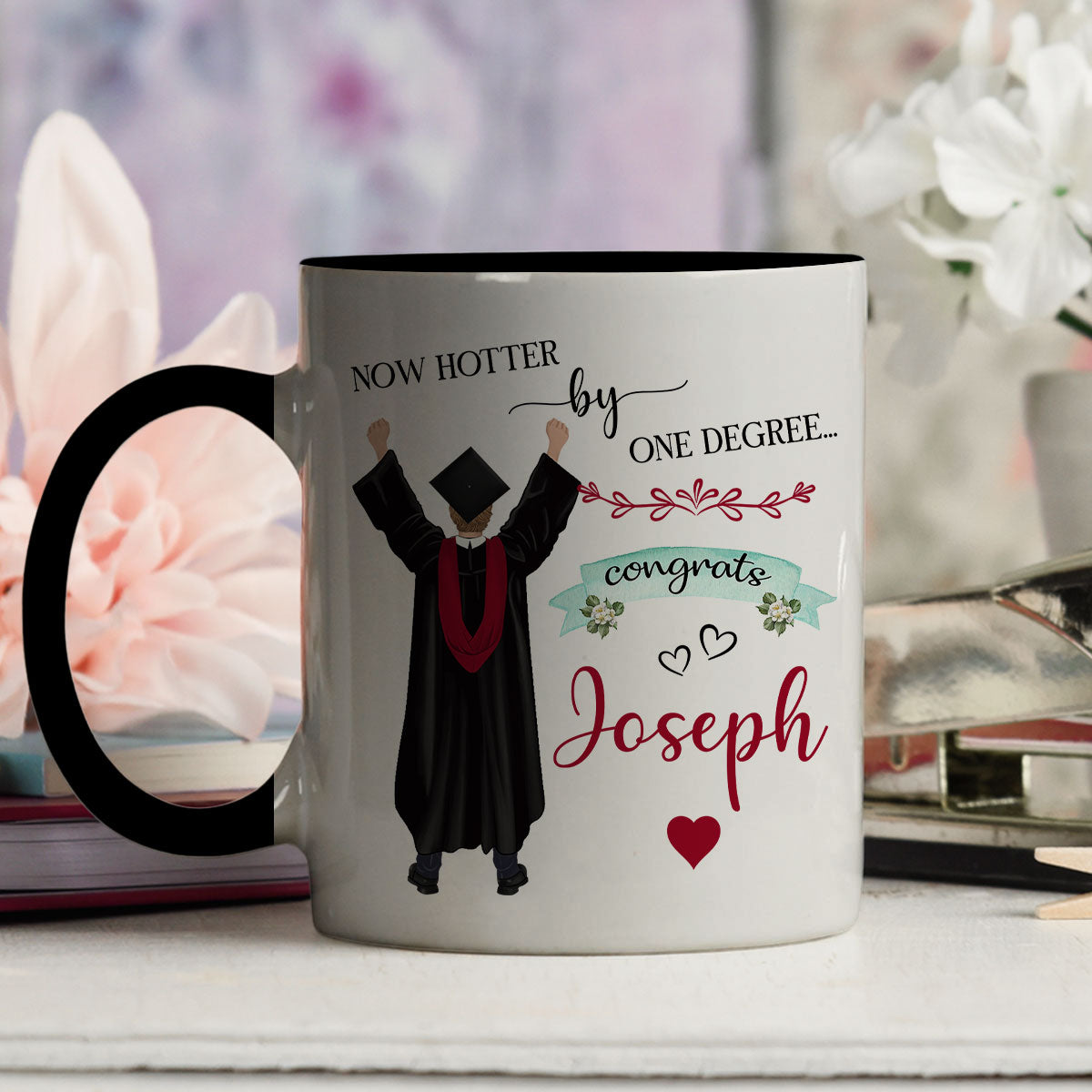 Confidence Makes Dreams Come True - Personalized Custom Accent Mug