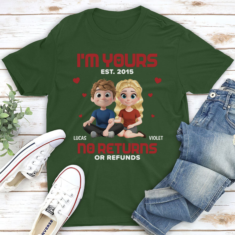 I Am Yours EST - Personalized Custom Shirt