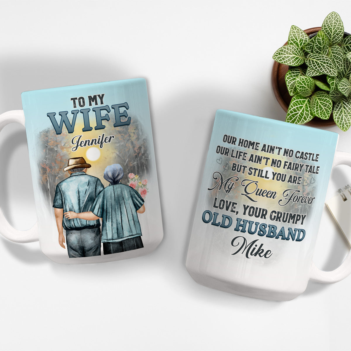 You Are My Queen Version 2 - Personalized Custom Coffee Mug