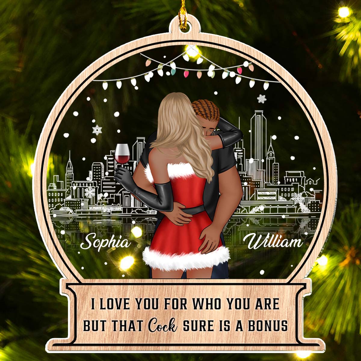 Thanks For All - Personalized Custom Acrylic Ornament