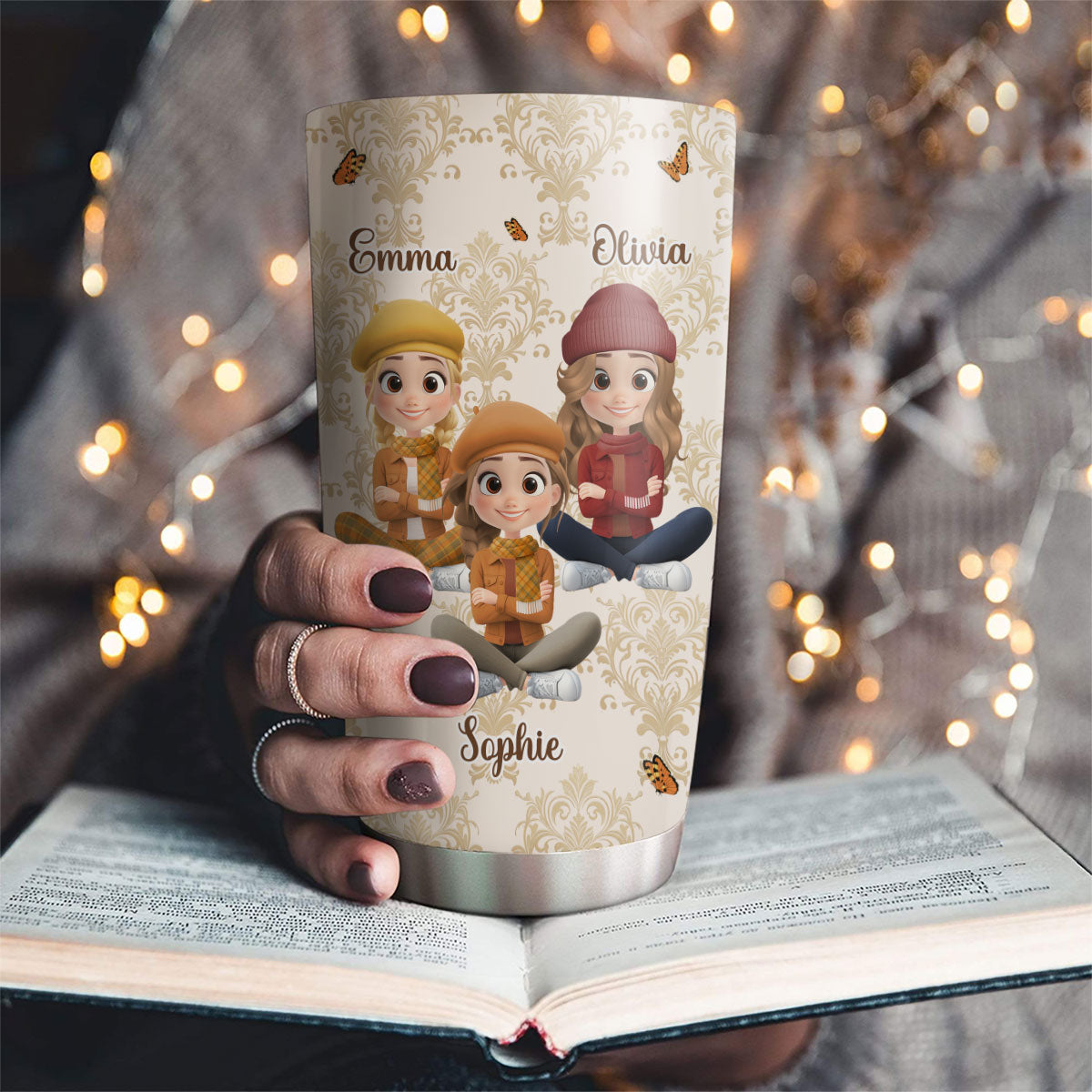 Besties For Life - Personalized Custom Tumbler