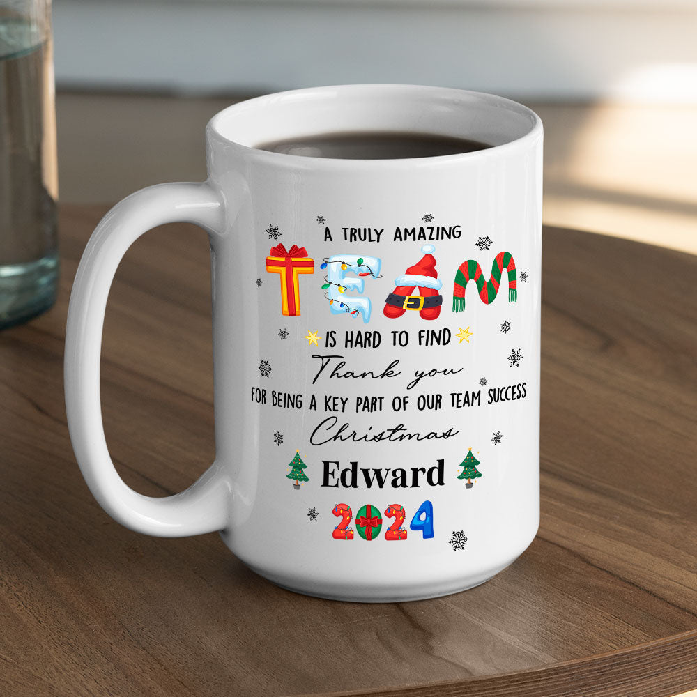 A Wonderful Crew - Personalized Custom Coffee Mug