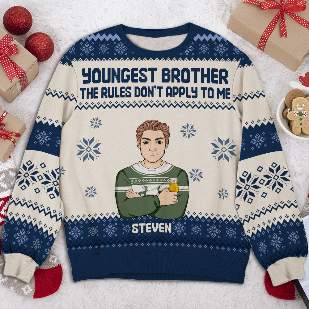 I Bend The Rules - Personalized Custom All-Over-Print Sweatshirt