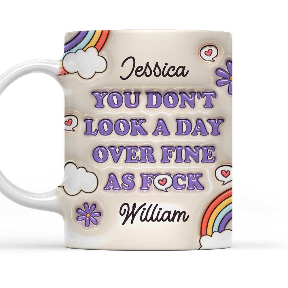 Forever Young And Stunning  - Personalized Custom 3D Inflated Effect Mug