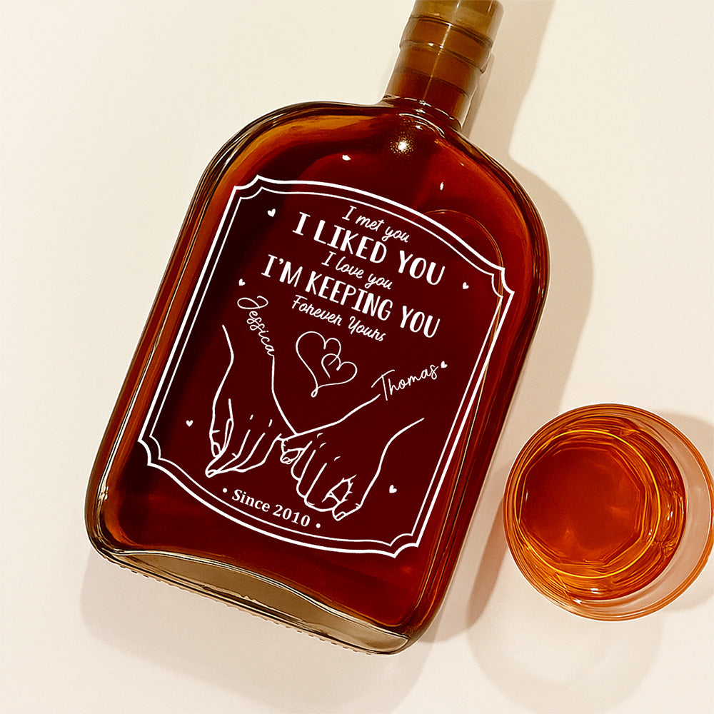Forever Yours - Personalized Custom Spirits Decanter