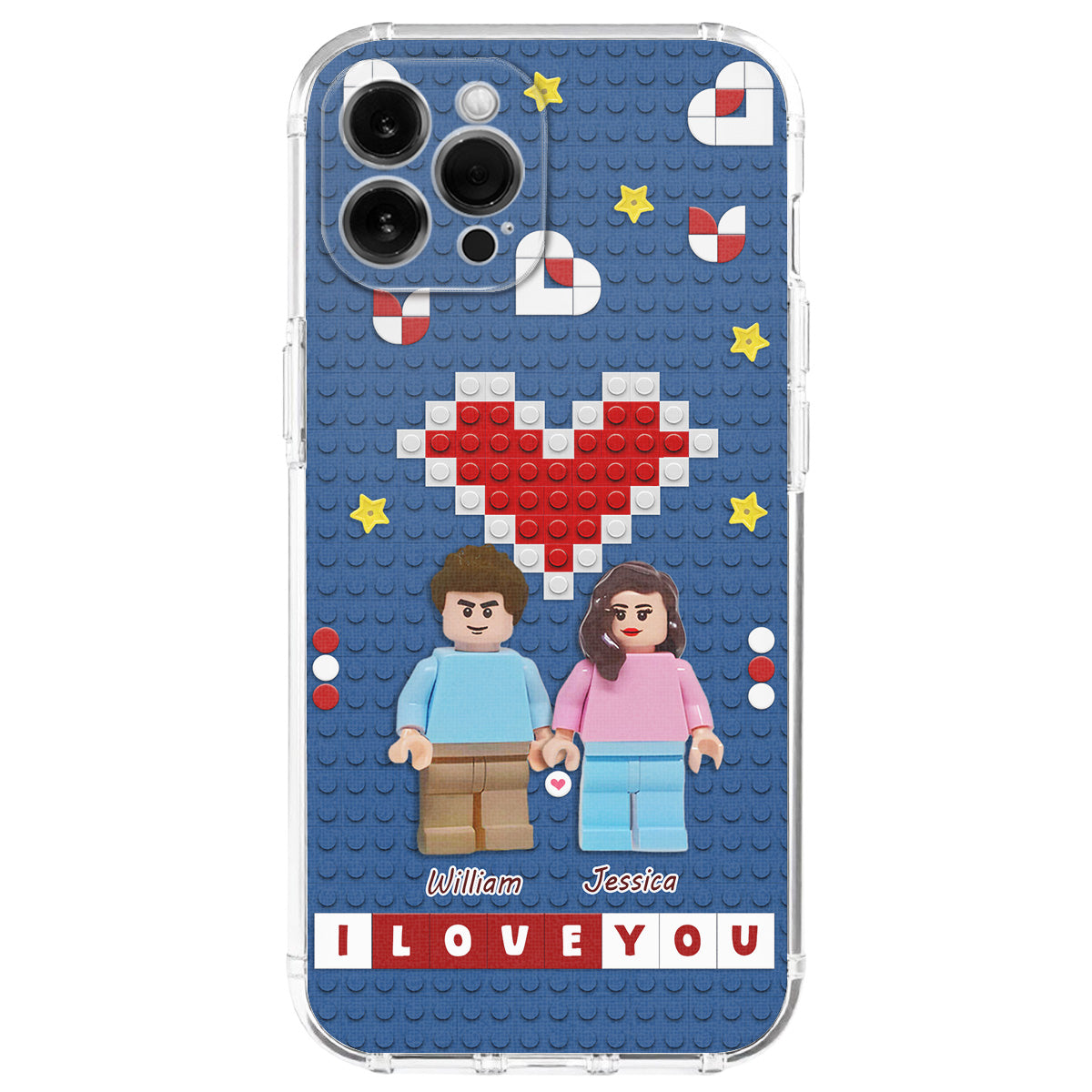Lego Couple - Personalized Custom Phone Case