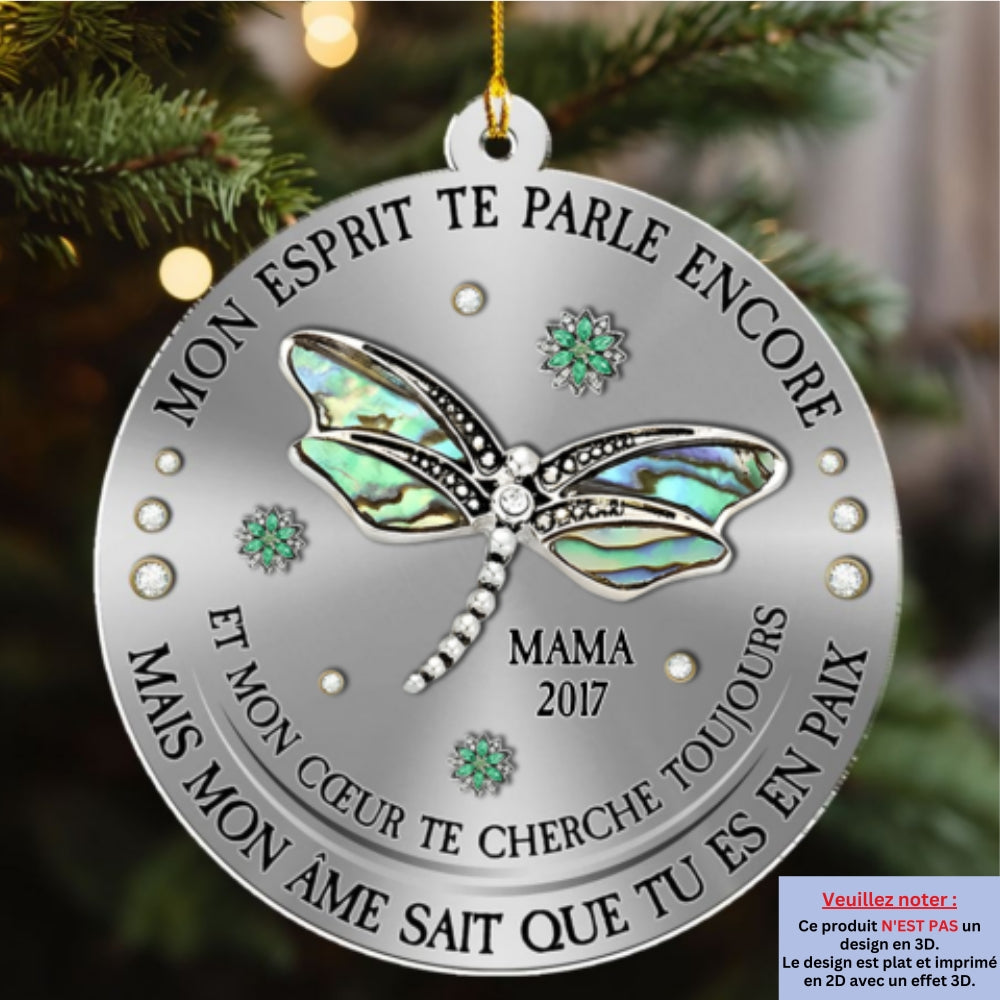 Ornement en Acrylique Personnalisé â€?Mon Esprit Mon Cœur Mon Âme