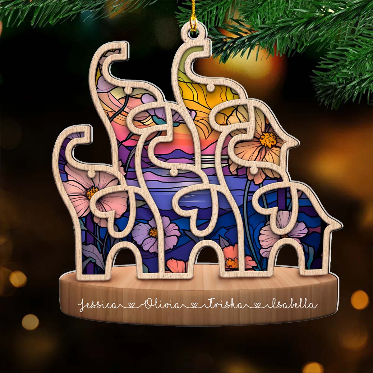 An Unbroken Bond - Personalized Custom 3D Effect Acrylic Ornament