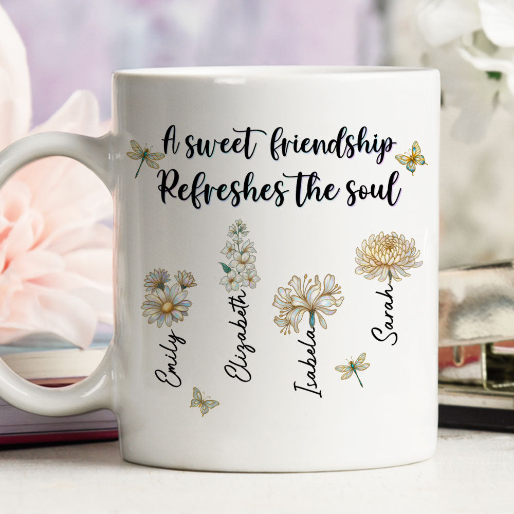 A Sweet Friendship - Personalized Custom Coffee Mug