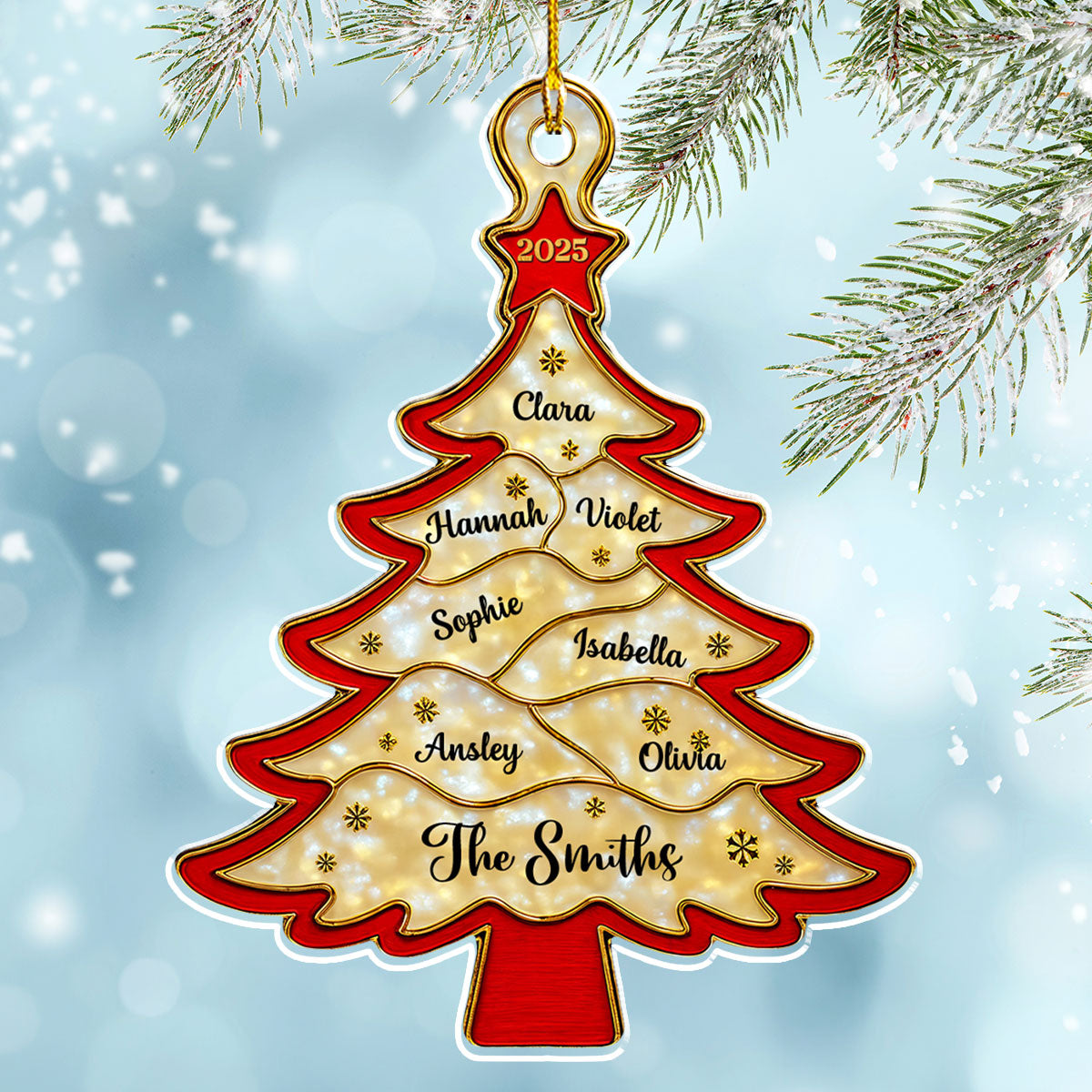 Christmas Tree - Personalized Custom Acrylic Ornament