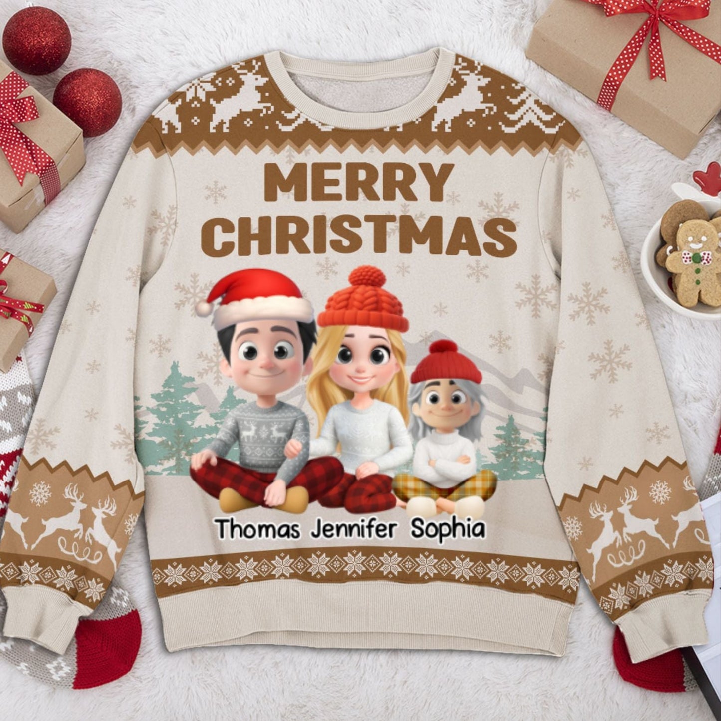 As A Family Now Onwards For Kid - Personalized Custom All-Over-Print Sweatshirt